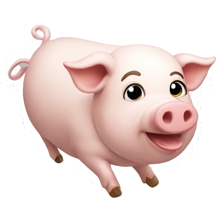 Pork flying  emoji