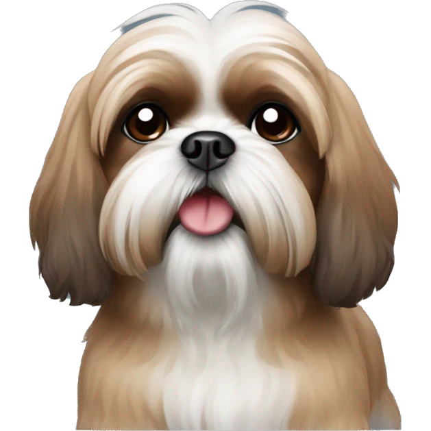Brown shih tzu emoji