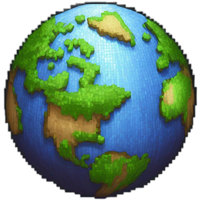youtube cristal globe pixel art emoji