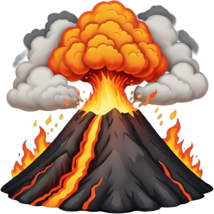 volcano emoji