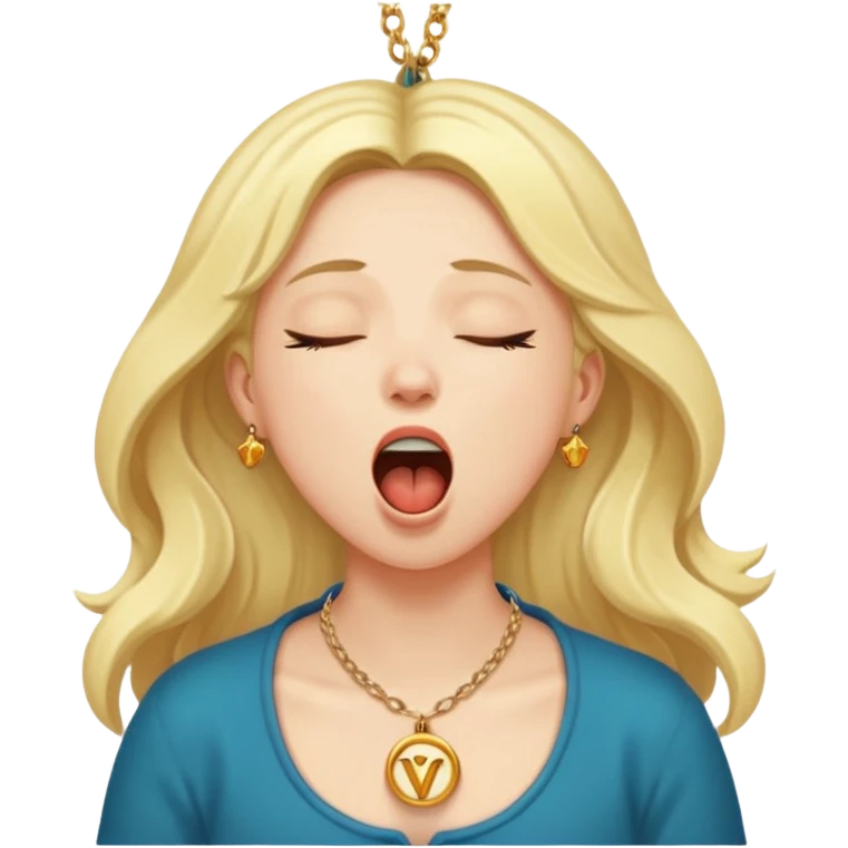yawning zodiac virgo emoji