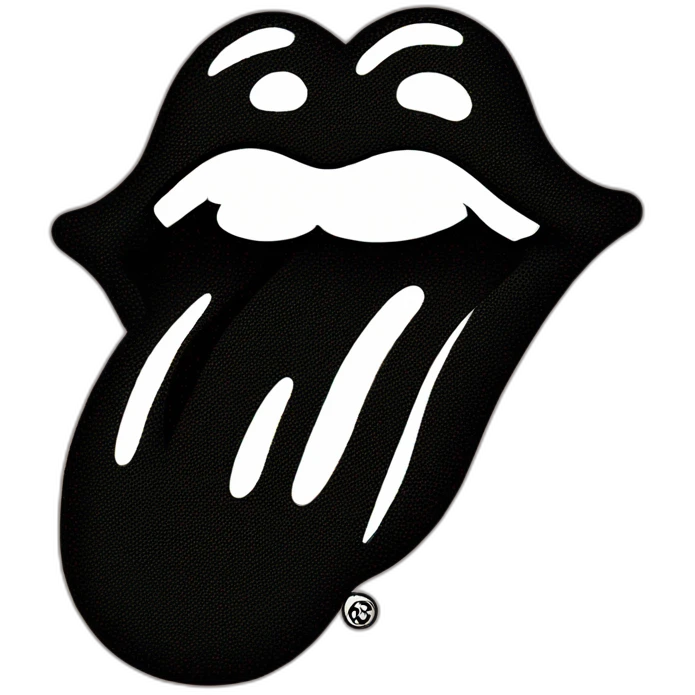 rolling stones logo emoji