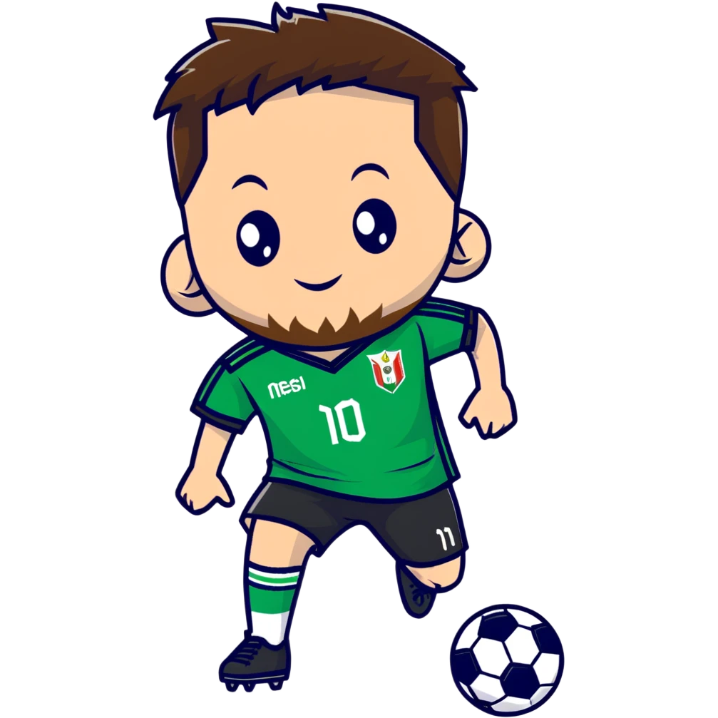 ميسي بقميص المنتخب الجزائري emoji
