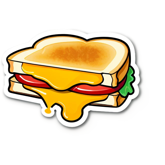 Grilled cheese emoji