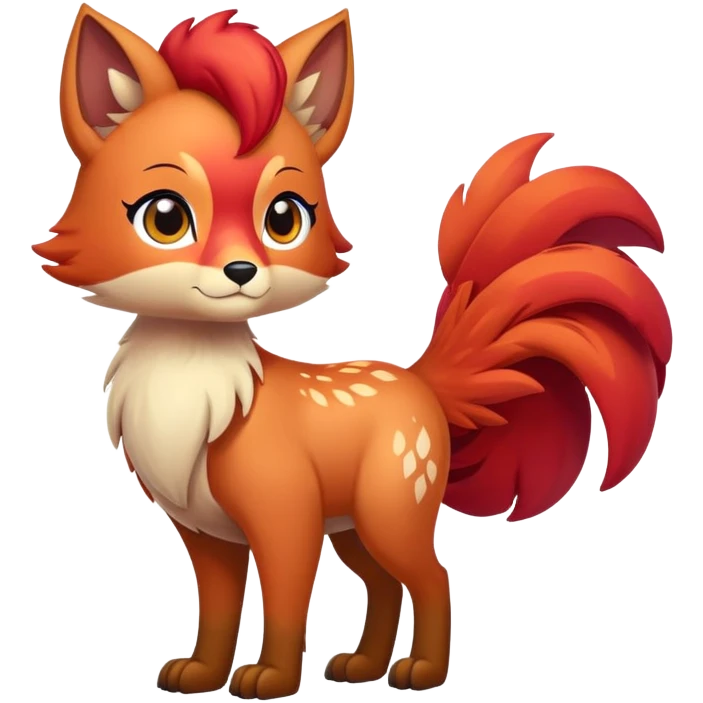 Colorful Falvie-Fionbri, full body emoji
