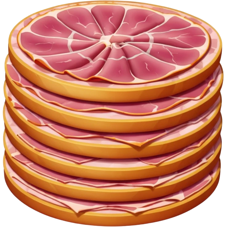 sliced ham emoji