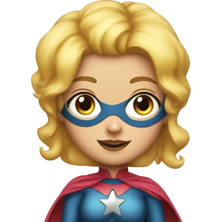 super hero girl sandwich emoji