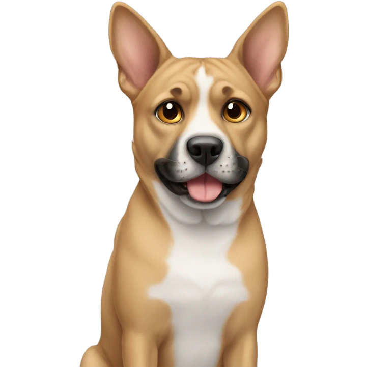 Dog mixed with cat emoji