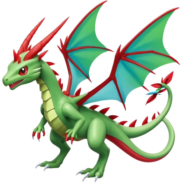 Scyther-Flygon-Salamence-Kyurem-fusion, full body emoji