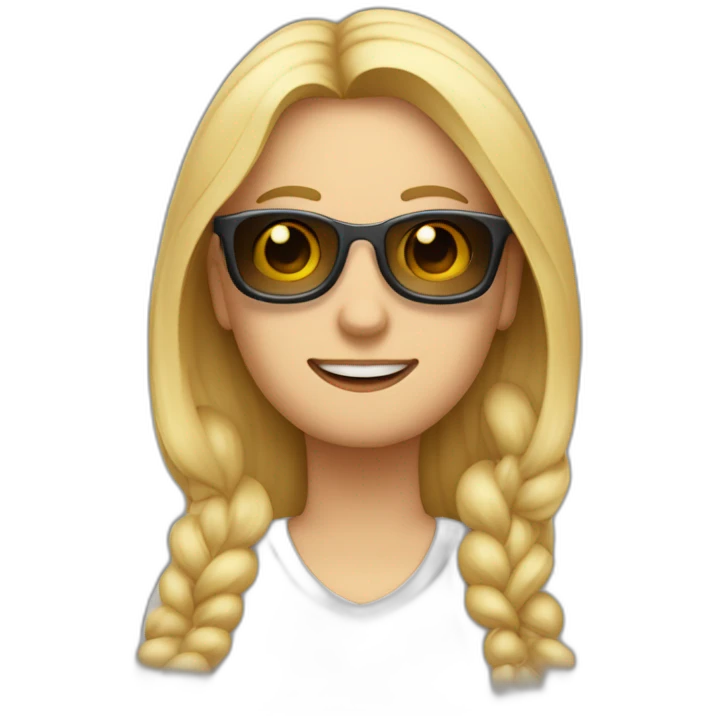 Familia 3 personas Papá gafas y barba, mamá gordita rubia , hijo moreno emoji