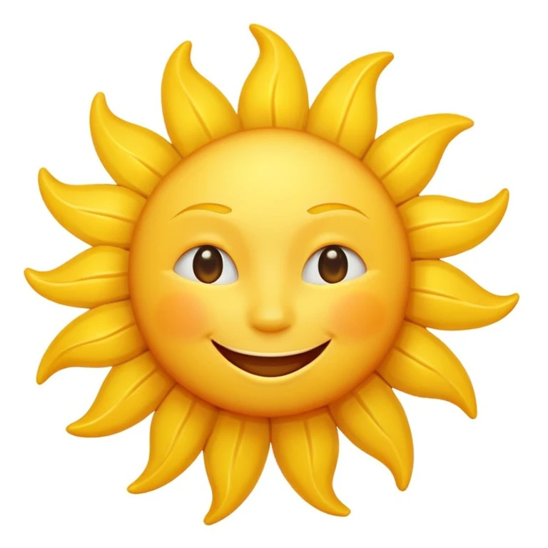 smiling sun emoji
