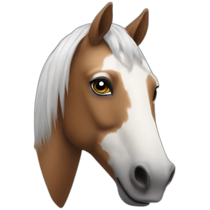 Horse rocket emoji