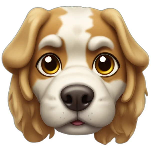 Cartoon turtledog  emoji