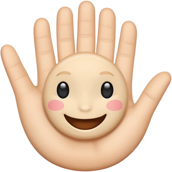 hello hand emoji emoji