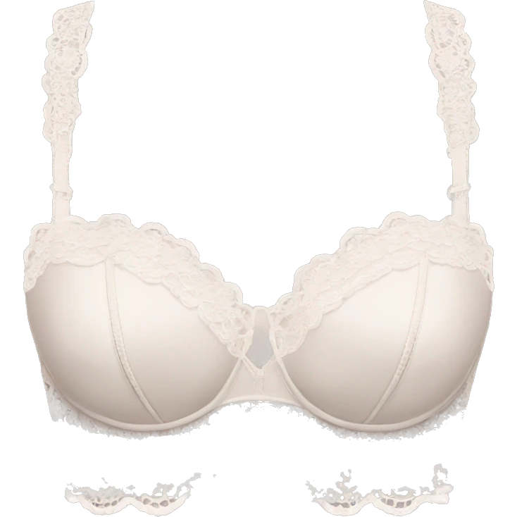 aesthetic bra lace emoji