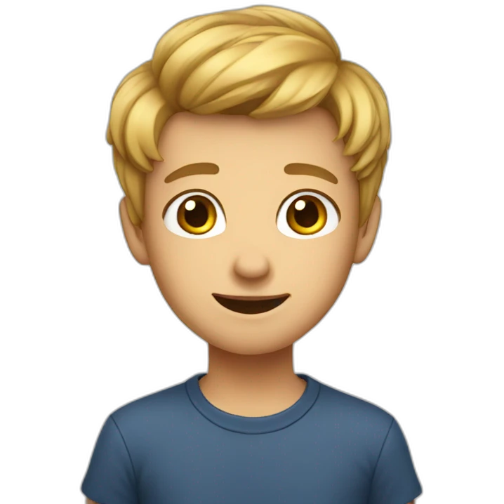 A cute boy  emoji