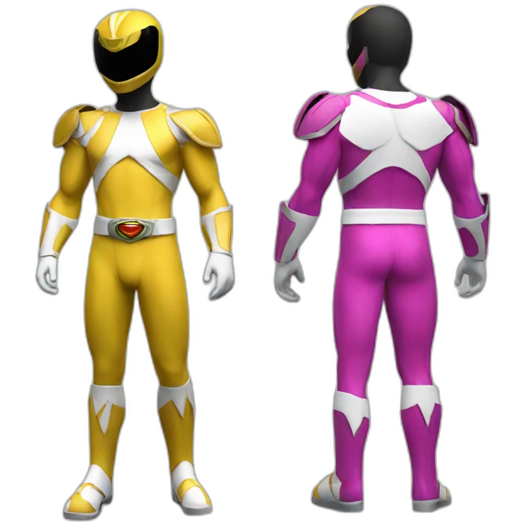 Power ranger full body emoji