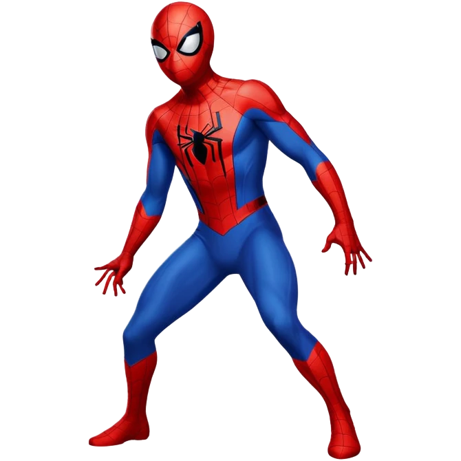 Spider-Man superhero in classic red and blue costume emoji