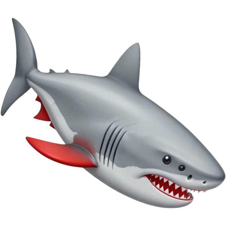 Quiero un tiburón con zapatos emoji