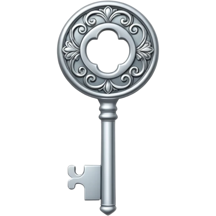 silver key emoji