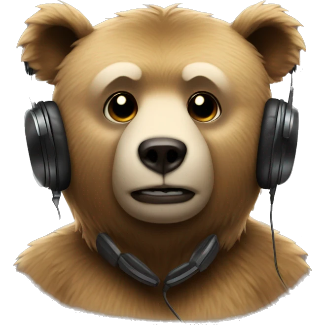 Bear Dj emoji