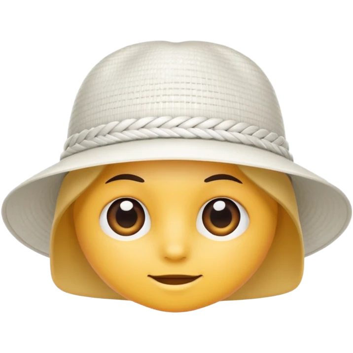 White hat  emoji