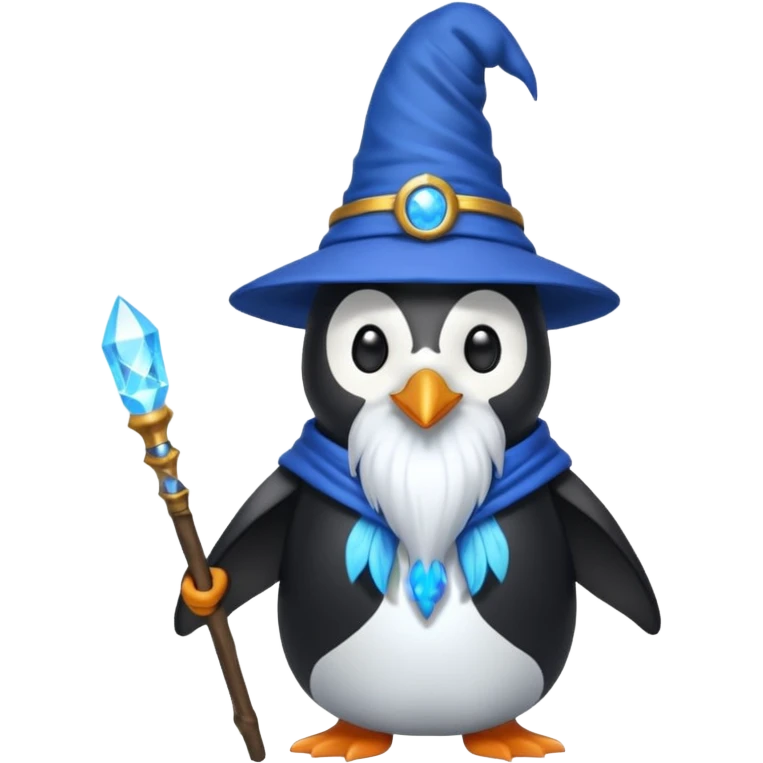 Penguin Wizard emoji