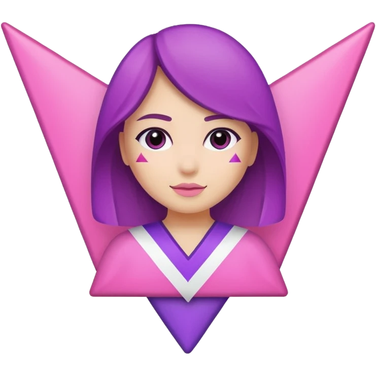 Demi girl flag emoji