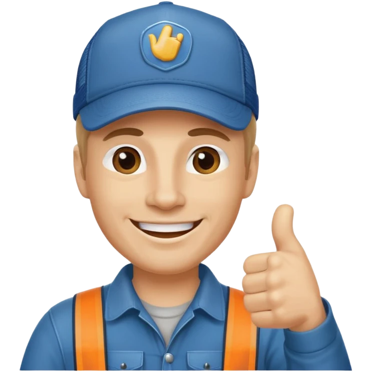 Truckers thumbs up emoji