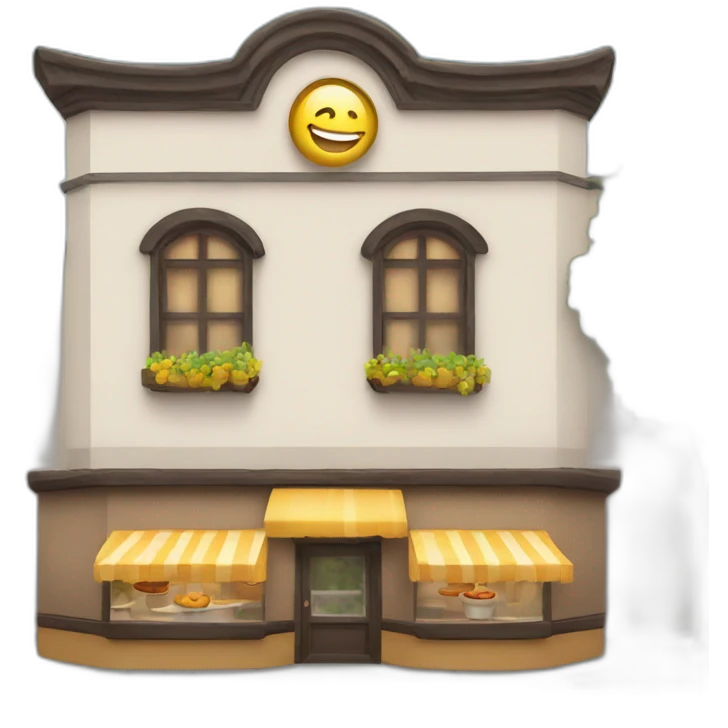 Smile restaurant emoji