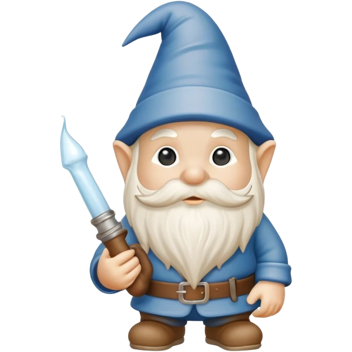 garden gnome holding a meth pipe emoji