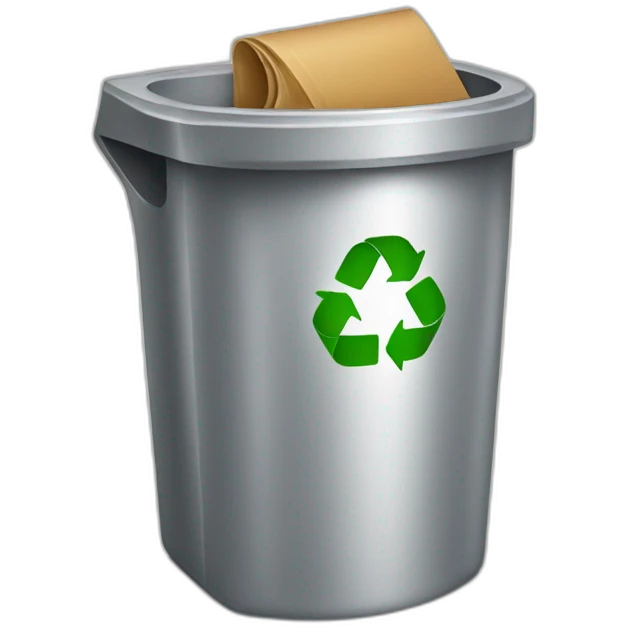 Recycle bin  emoji