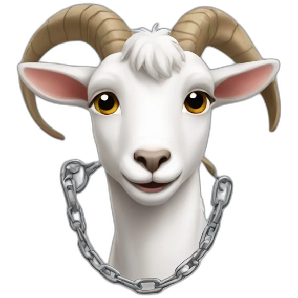 goat with chain emoji