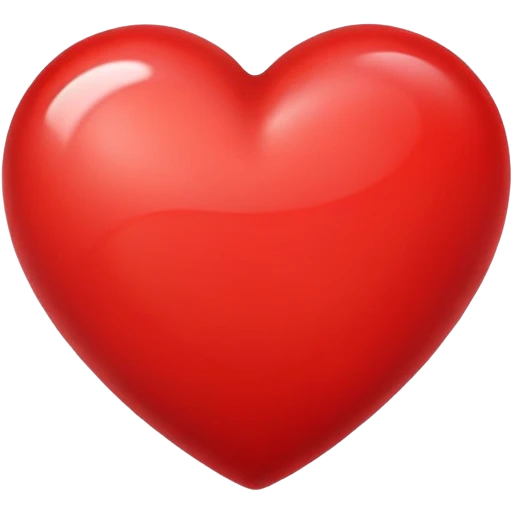 red heart emoji
