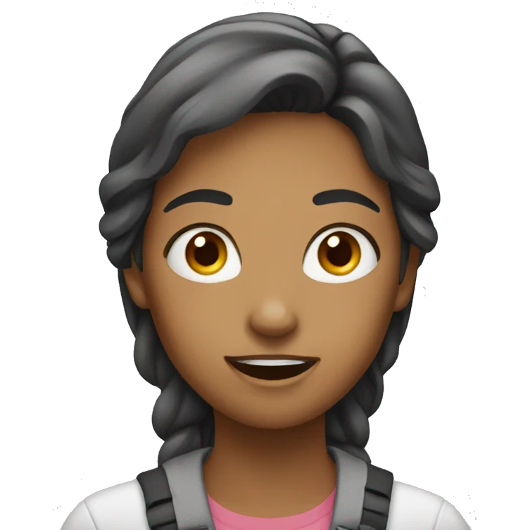 female asking emoji