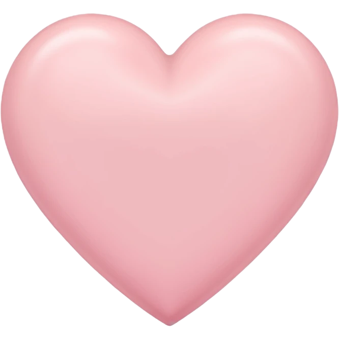 Cuore rosa pastello emoji