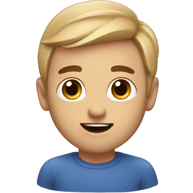 A helpful blueberry emoji