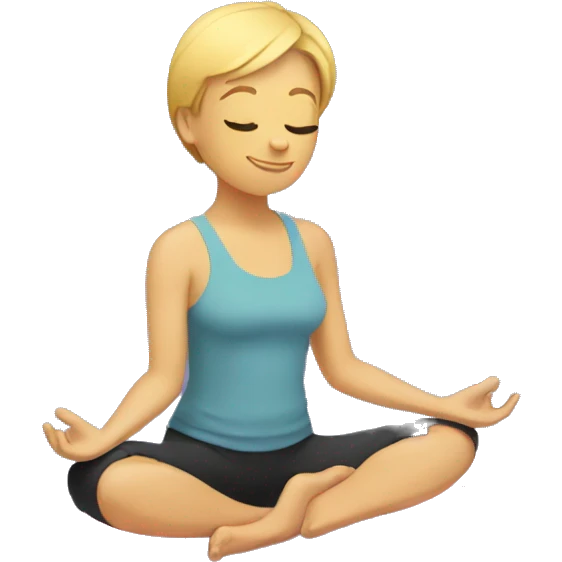 Yoga matt emoji