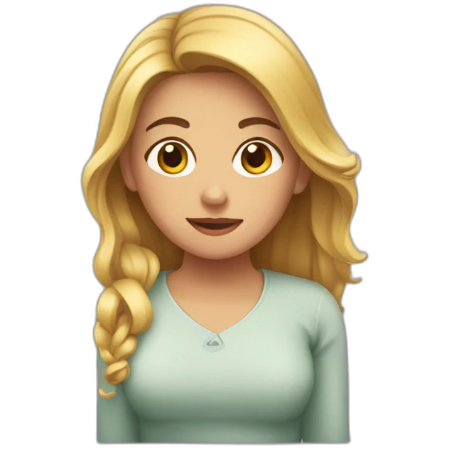 Fille qui embrasse gars emoji