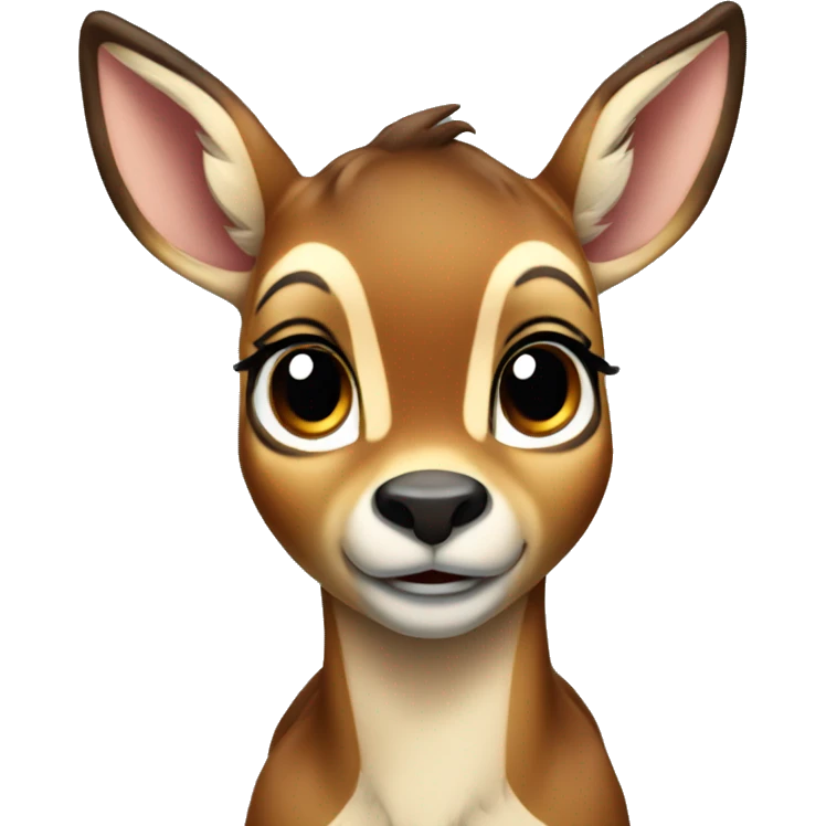 BAMBI WITH GLASS emoji