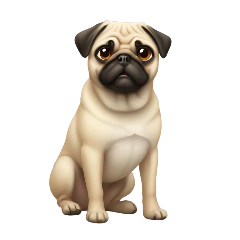 Pug emoji