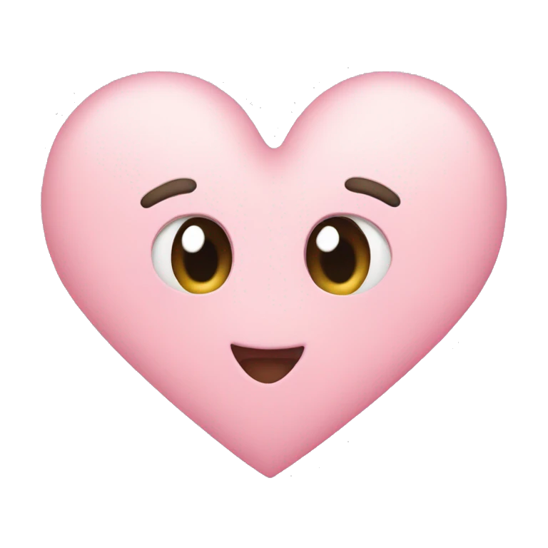 Pastel heart emoji