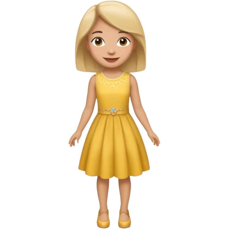 ligth girl full body emoji