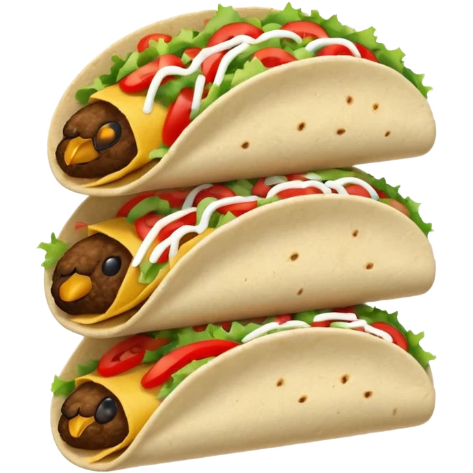 Emoji tacos bleu blanc rouge blue white red tacos emoji emoji