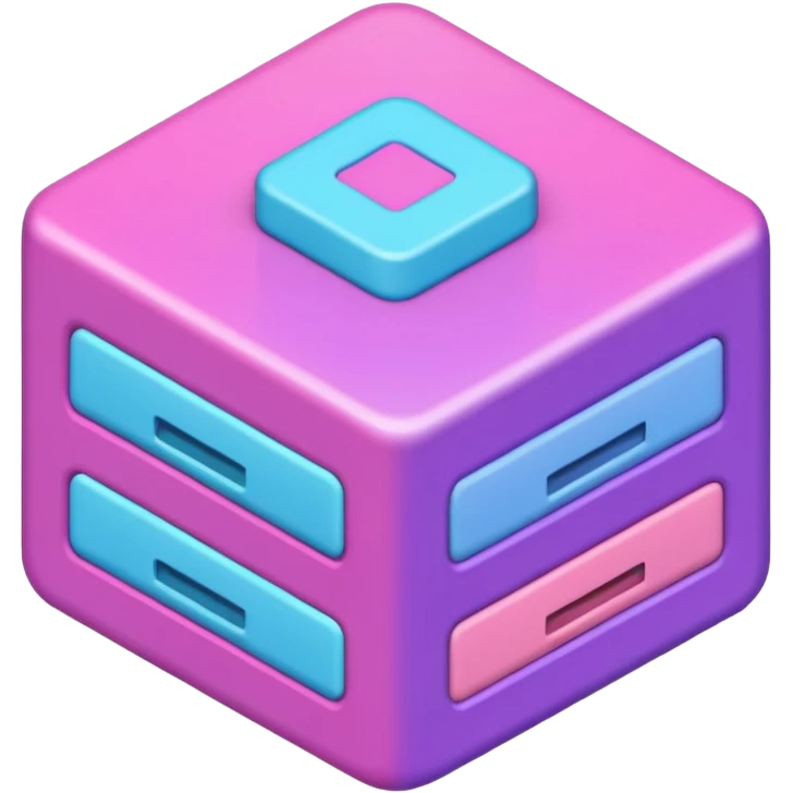 hardware and sofrware infrastructure emoji pink and purple pastel emoji