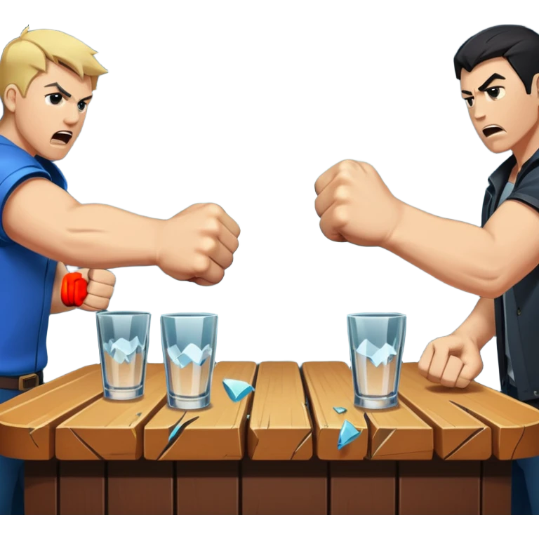 Bar fight emoji