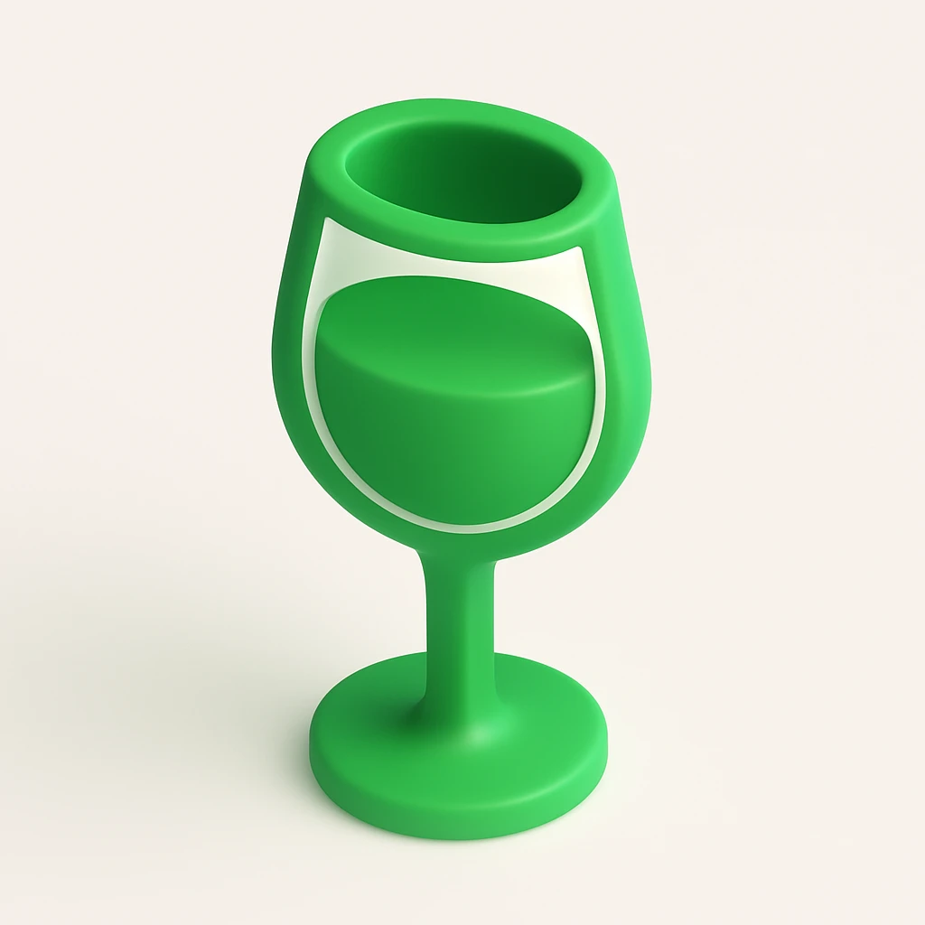 wine glass emoji