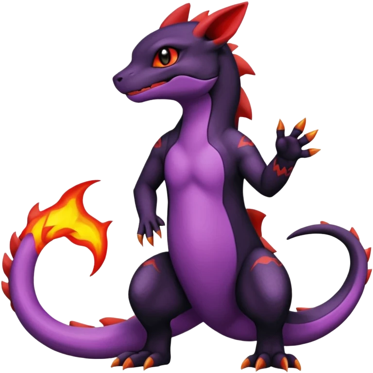 Salandit-Umbreon-Charmeleon-Fakémon-hybrid-creature (full body)  emoji