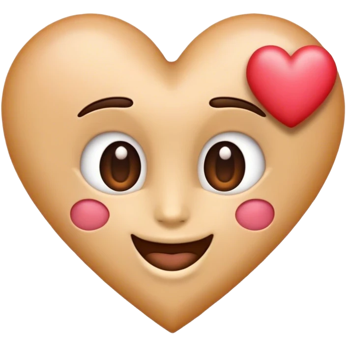 Emoji with heart eye that have the letter u emoji