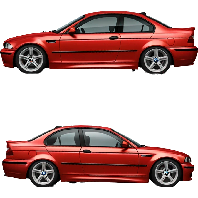 BMW e46 red emoji